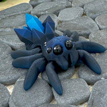 Kristallspinne – Saphir